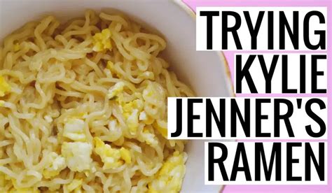 kylie rocket noodles|KYLIE JENNER RAMEN RECIPE .